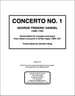 CONCERTO NO. 1